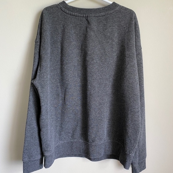 Old Navy Youth Gray Long Sleeve Sweatshirt Size Large (10-12) Skeleton Skater - Picture 4 of 10